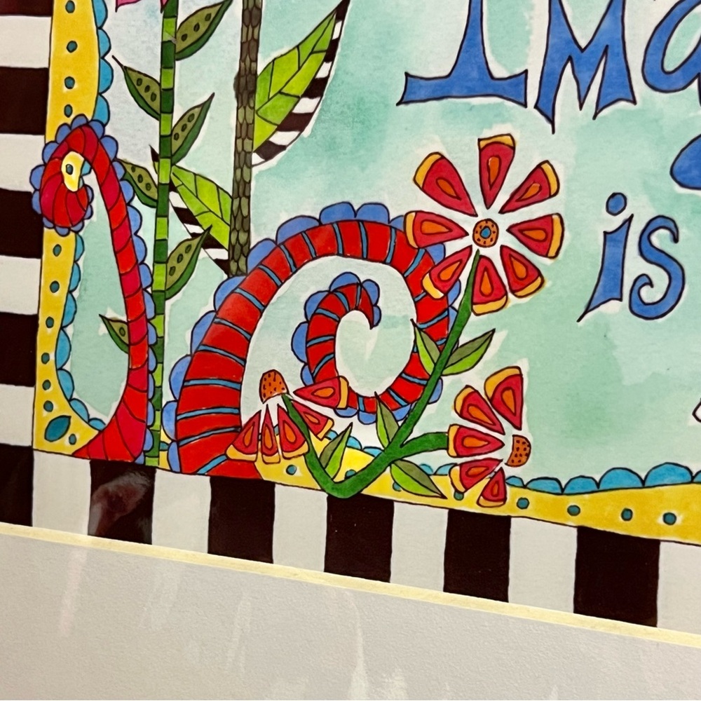 NWOT Whimsical Creative Wall Art Print - Picture 3 of 4